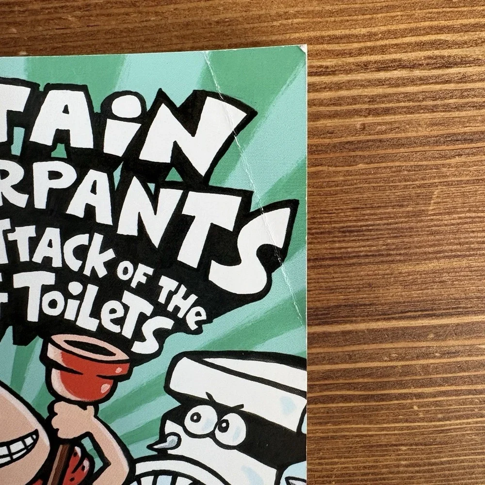 Captain Underpants Lot of 5 Books Dav Pilkey Super Diaper Baby Scholastic